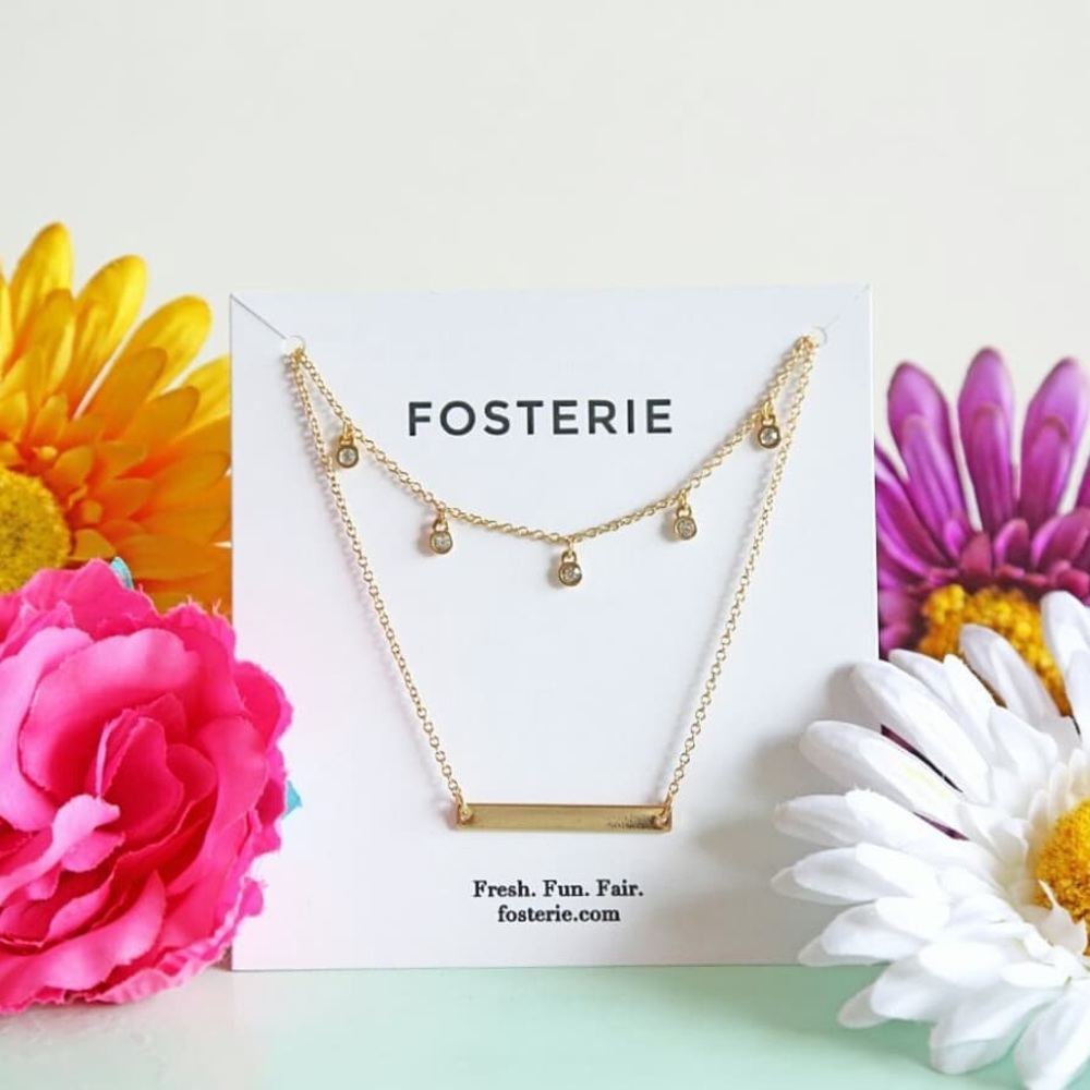 Fosterie Layered Gem Necklace